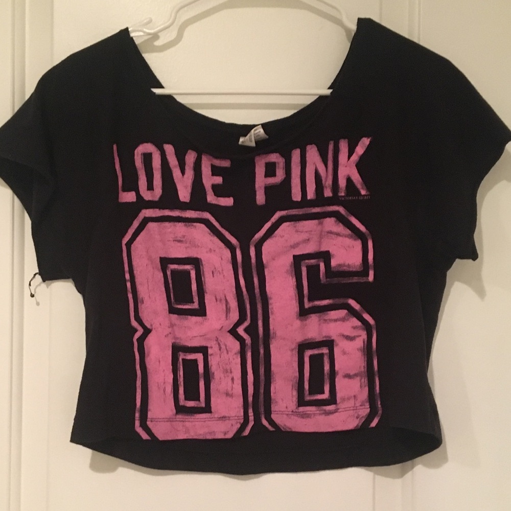 PINK crop top OBO